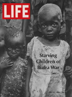 Starving Biafra Kwashiorkor Children