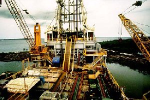 Nigerian Oil Drilling Rig