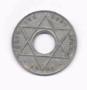 British West Africa one-tenth penny
